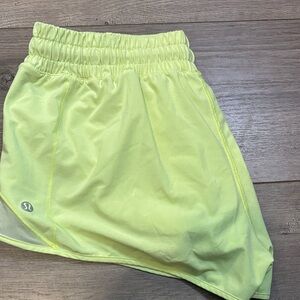 lululemon athletica Women's Neon Yellow Athletic Shorts